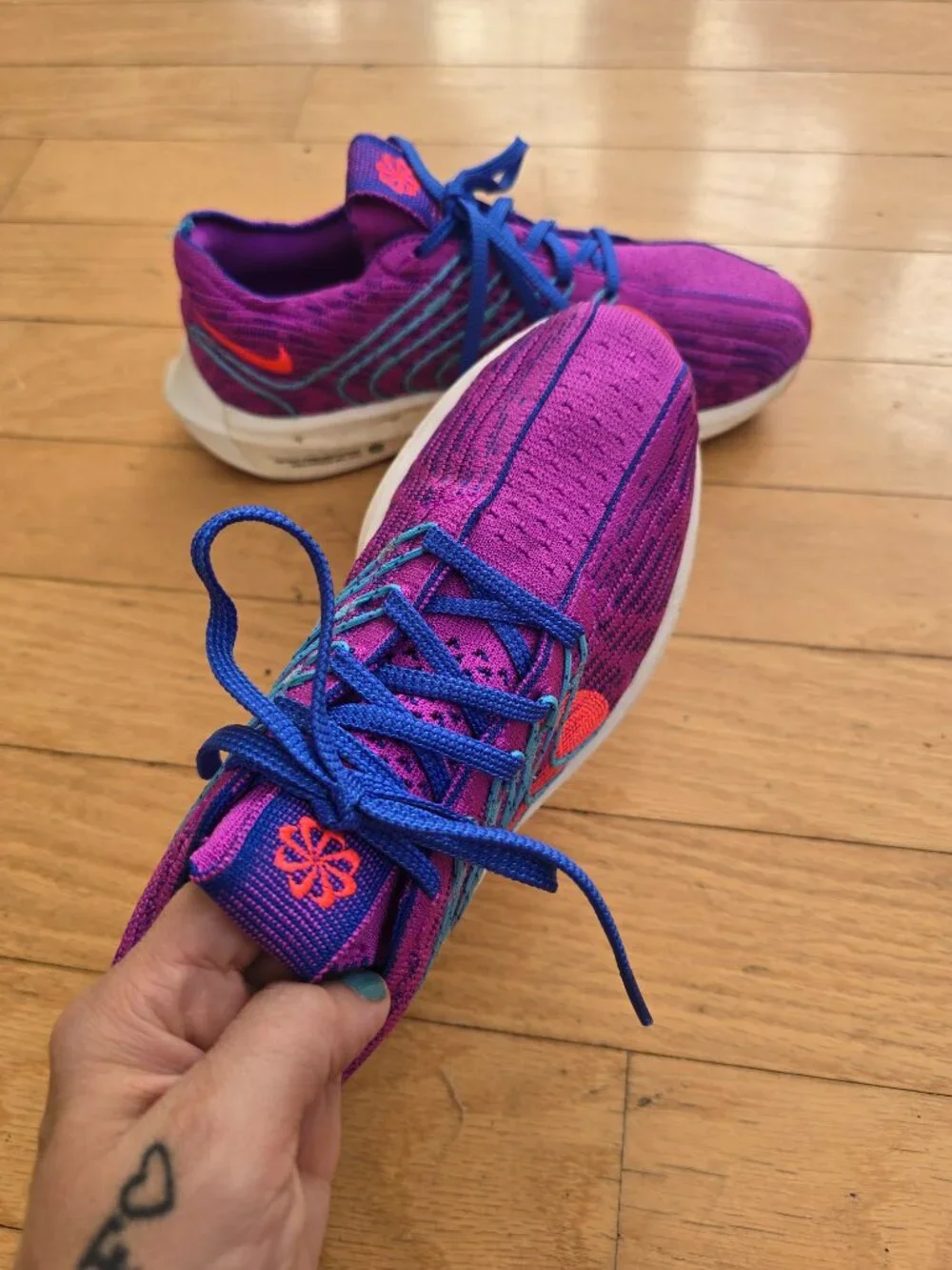 Nike | Pegasus Turbo Next Nature Active Fuchsia Blue Running Sneakers | WMS 8